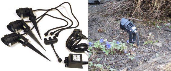 LED Spike Garden Light Kit-application