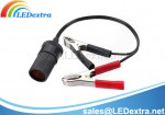 DCX-16 Battery Terminal clamps to Car Cigarette Adaptor