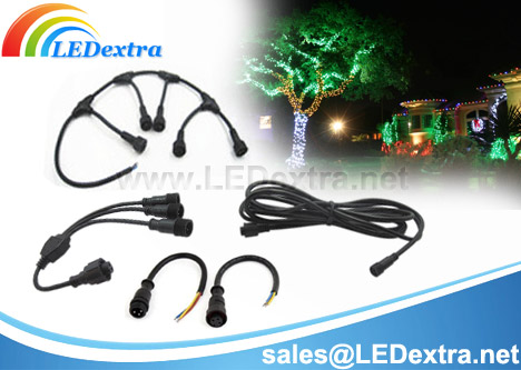 Waterproof RGB Color Changing LED Light Cable Set