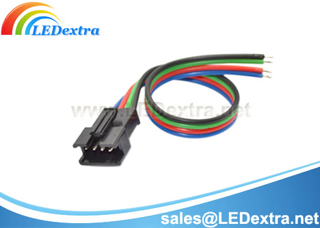 DTX-11 4-pin JST SM Receptacle Cable Set-Male