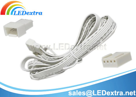 JXH-04-3 4 PIN Extension Cable For RGB LED Junction Box