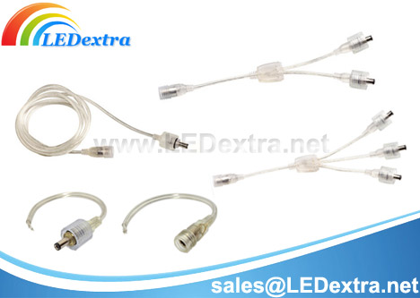 Waterproof DC Power Cable Set - Clear
