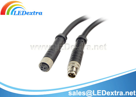FSX-09 M8 Waterproof Connector Cable Set