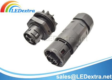 FST-13: 25A IP68 Waterproof Panel Mount Connector