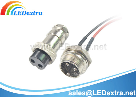 DXC-26: 2 PIN Panel Mount Cable Assembly 