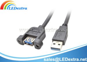 DCC-15 USB 3.0 Panel Mount Bulkhead Cable