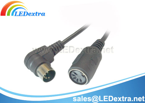 DCC-17 5PIN DIN Male to Female Extension Cable