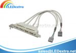 DCC-20 USB Panel Mount Cable - 4 Ports