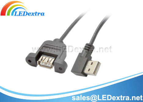 DCC-22: Right Angled USB Panel Mount Cable
