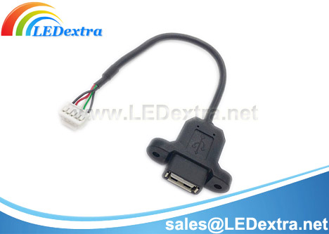 DCC-24 Panel Mount USB Wire Harness