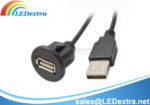 DCC-28 USB Male to Female Extension Flush Mount Extension Cable