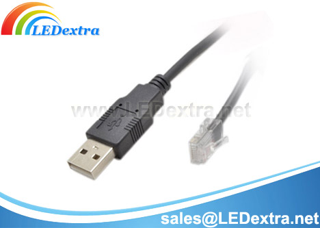 DCC-32: USB-RJ12 Controller Cable
