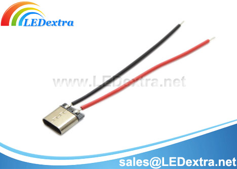 DCC-33 Type-C Female Solder Wire Pigtail