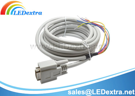 DCC-35 Customized DB9 Pin to Pigtail shielded Cable
